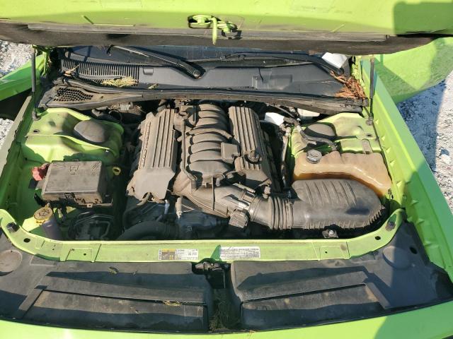 2C3CDZFJ3FH718365 - 2015 DODGE CHALLENGER R/T SCAT PACK GREEN photo 11