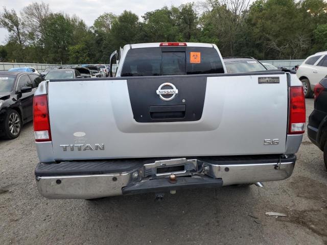 1N6AA06AX5N512731 - 2005 NISSAN TITAN XE SILVER photo 6