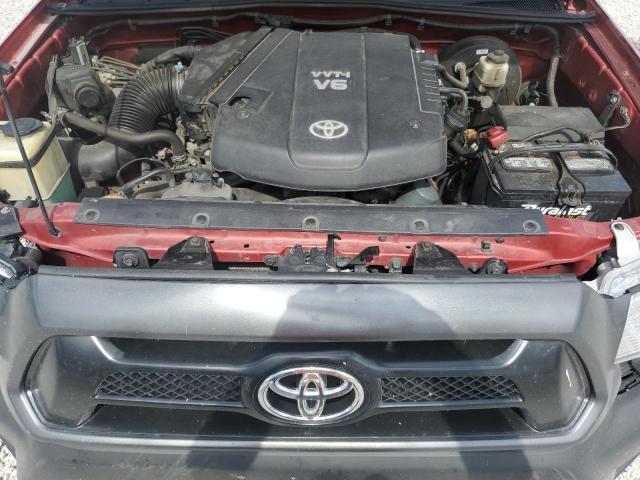 5TFLU4EN6EX095076 - 2014 TOYOTA TACOMA DOUBLE CAB RED photo 11