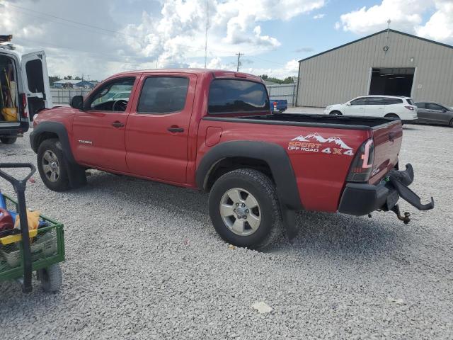 5TFLU4EN6EX095076 - 2014 TOYOTA TACOMA DOUBLE CAB RED photo 2