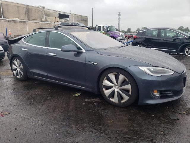 5YJSA1E28LF385111 - 2020 TESLA MODEL S رمادي صورة 4