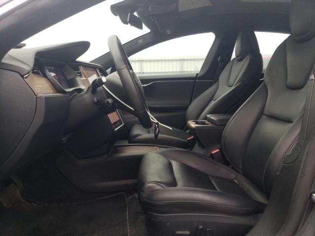 5YJSA1E28LF385111 - 2020 TESLA MODEL S رمادي صورة 7