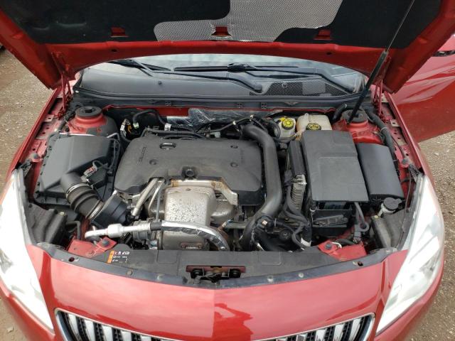 2G4GK5EX3E9321714 - 2014 BUICK REGAL RED photo 11