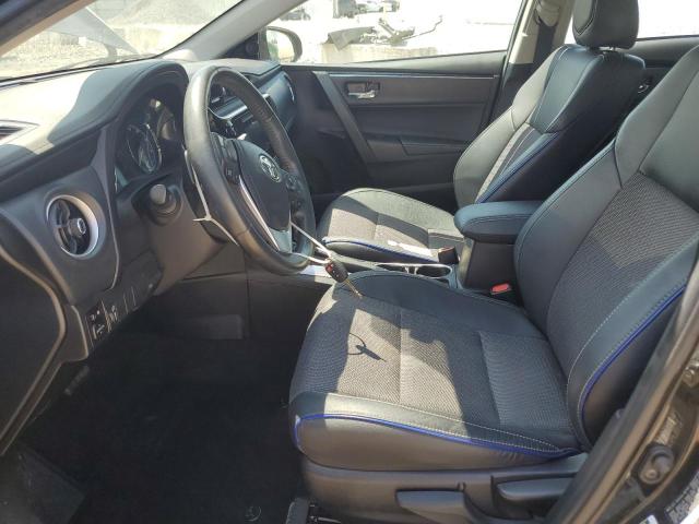 2T1BURHE4KC244261 - 2019 TOYOTA COROLLA L BLACK photo 7