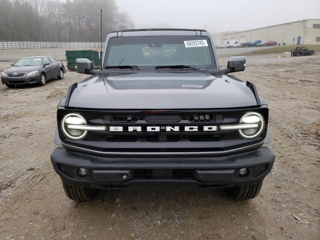 1FMEE5BP1NLB40414 - 2022 FORD BRONCO BASE GRAY photo 5