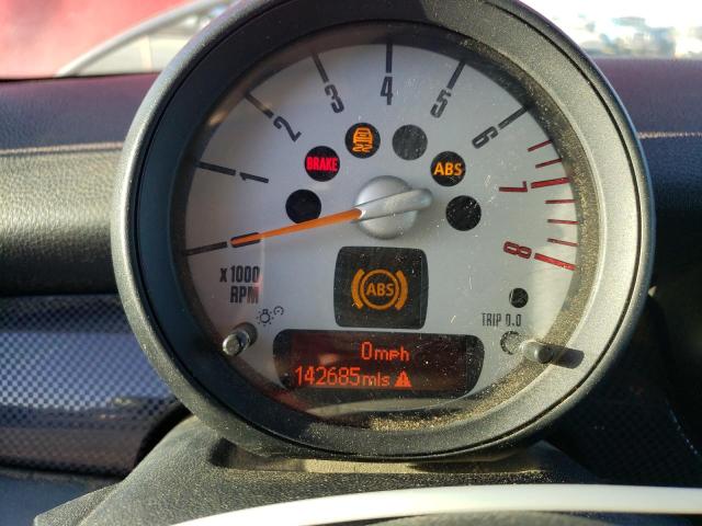 WMWSV3C5XBTY21558 - 2011 MINI COOPER S RED photo 9