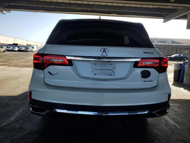 5J8YD4H77JL000613 - 2018 ACURA MDX TECHNOLOGY Weiß Foto 6