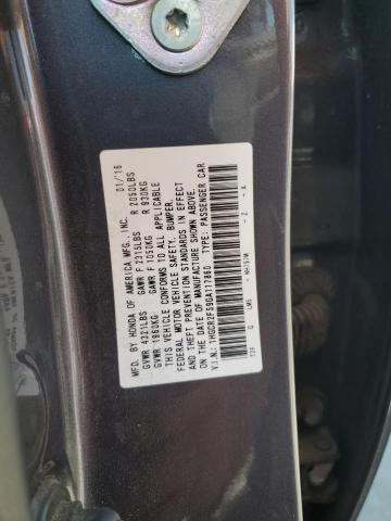 1HGCR2F59GA117860 - 2016 HONDA ACCORD SPORT Gri fotoğraf 12