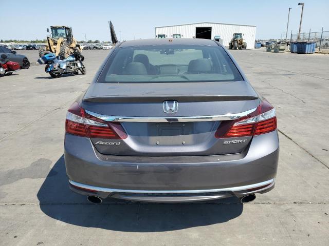 1HGCR2F59GA117860 - 2016 HONDA ACCORD SPORT Gri fotoğraf 6