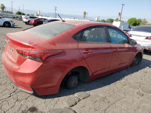 3KPC24A63ME148965 - 2021 HYUNDAI ACCENT SE RED photo 3