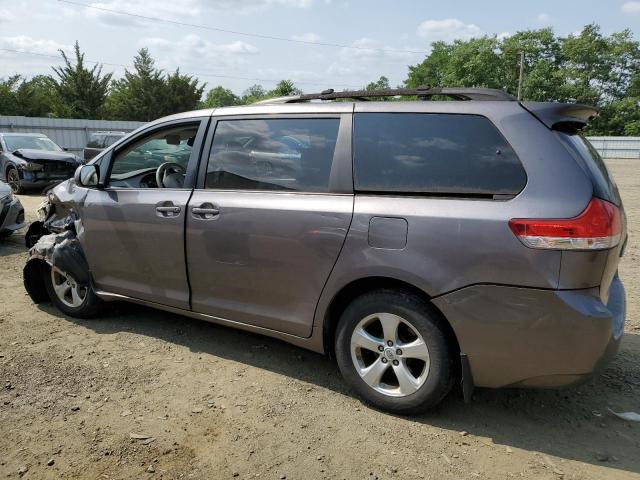 5TDKK3DC9BS013404 - 2011 TOYOTA SIENNA LE GRAY photo 2