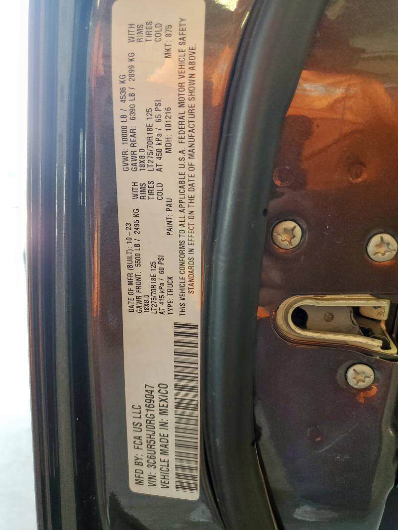3C6UR5HJ0RG169047 - 2024 RAM 2500 TRADESMAN Boz foto 12