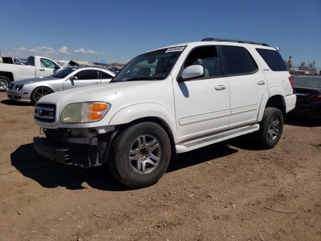 5TDZT38A94S221287 - 2004 TOYOTA SEQUOIA LIMITED WHITE photo 1