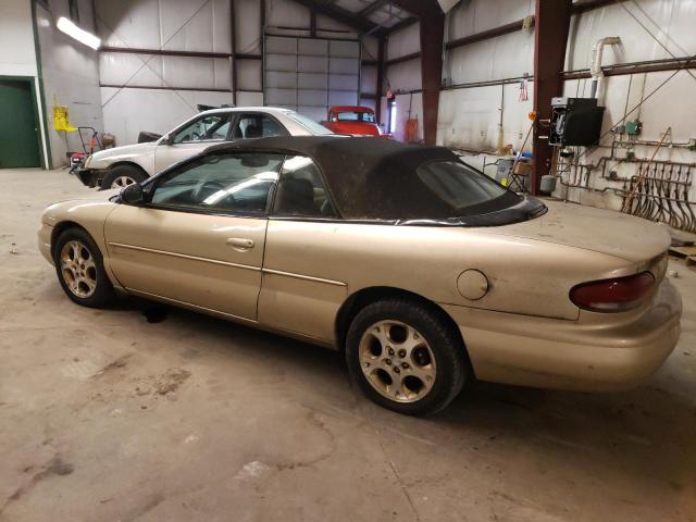 3C3EL55H4XT578726 - 1999 CHRYSLER SEBRING JXI GOLD photo 2