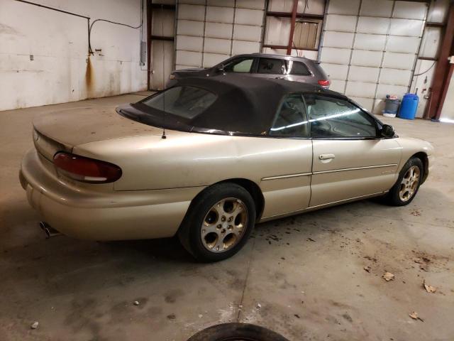 3C3EL55H4XT578726 - 1999 CHRYSLER SEBRING JXI GOLD photo 3