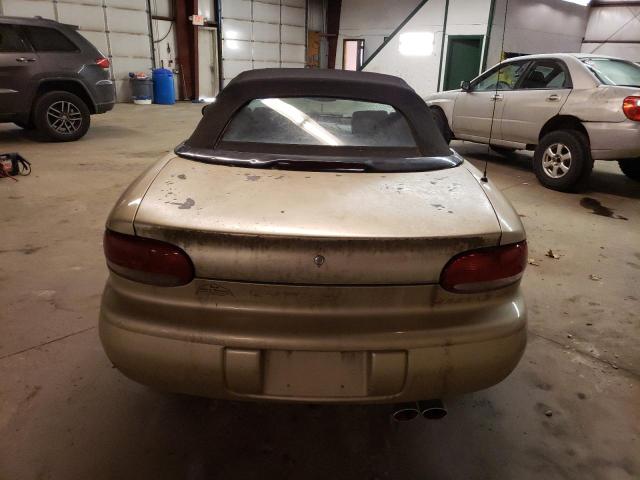 3C3EL55H4XT578726 - 1999 CHRYSLER SEBRING JXI GOLD photo 6