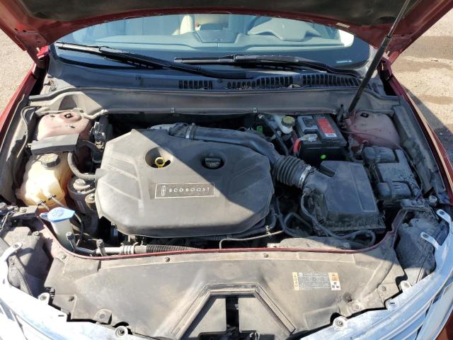 3LN6L2G90ER823225 - 2014 LINCOLN MKZ RED photo 11
