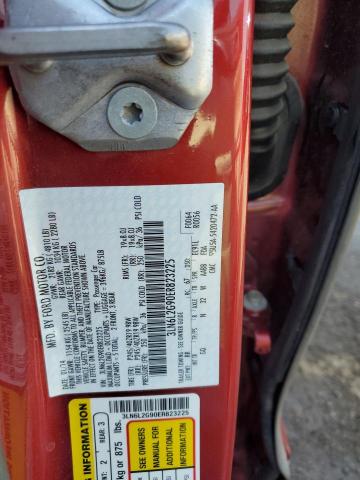 3LN6L2G90ER823225 - 2014 LINCOLN MKZ RED photo 12