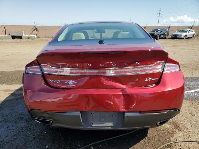 3LN6L2G90ER823225 - 2014 LINCOLN MKZ RED photo 6