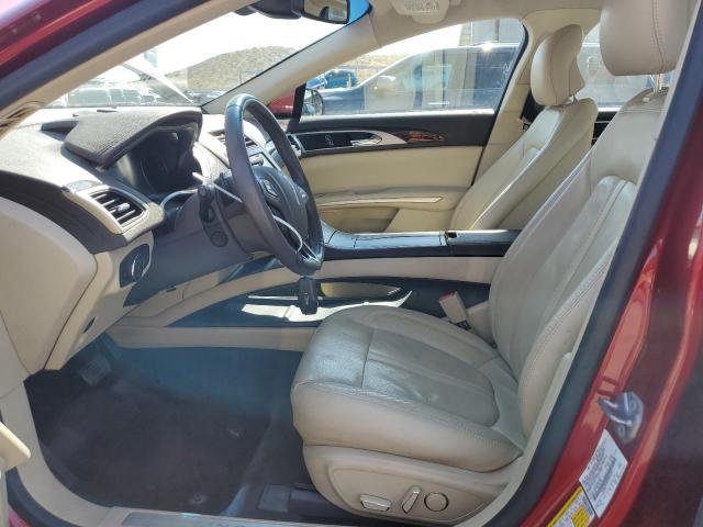 3LN6L2G90ER823225 - 2014 LINCOLN MKZ RED photo 7