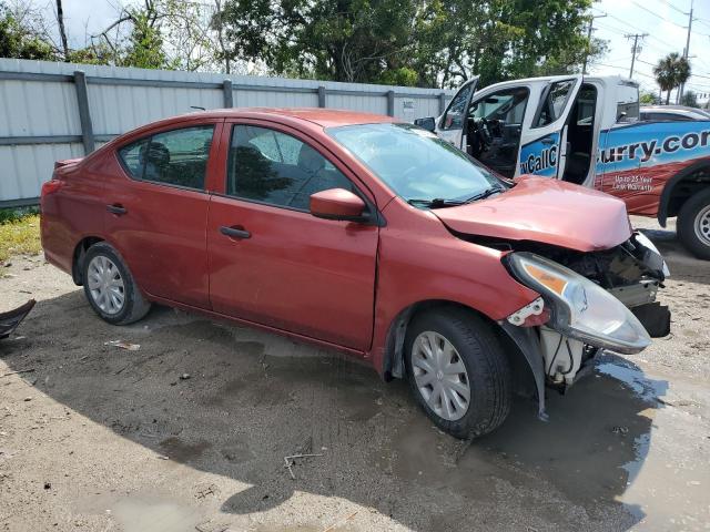 3N1CN7AP4GL884270 - 2016 NISSAN VERSA S RED photo 4