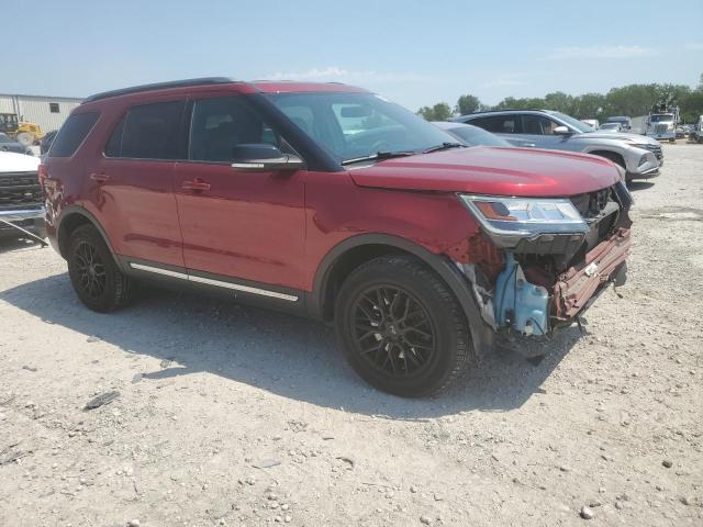 1FM5K8D82HGE35602 - 2017 FORD EXPLORER XLT წითელი ფოტო 4