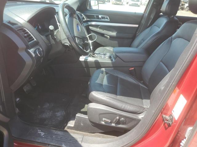 1FM5K8D82HGE35602 - 2017 FORD EXPLORER XLT წითელი ფოტო 7