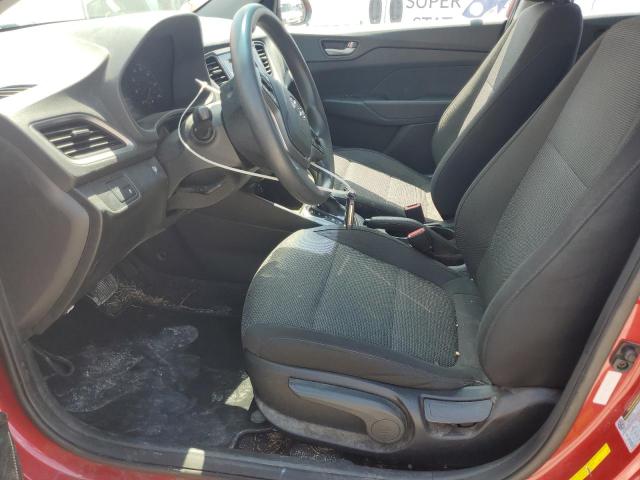 3KPC24A31JE007572 - 2018 HYUNDAI ACCENT SE RED photo 7