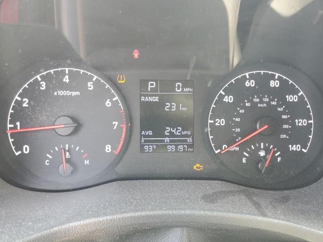 3KPC24A31JE007572 - 2018 HYUNDAI ACCENT SE RED photo 9