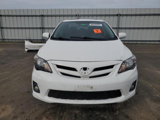 2T1BU4EE9CC769230 - 2012 TOYOTA COROALLA BASE WHITE photo 5