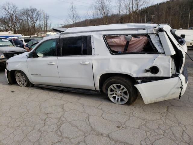 1GNSKHKC1LR262528 - 2020 CHEVROLET SUBURBAN K1500 LT WHITE photo 2