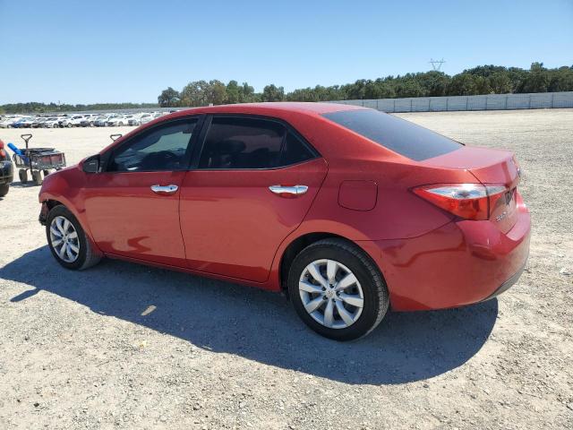 5YFBURHE6GP524982 - 2016 TOYOTA COROLLA L RED photo 2