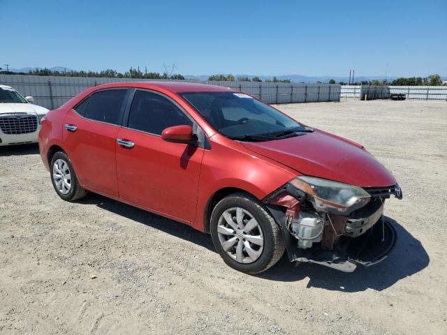 5YFBURHE6GP524982 - 2016 TOYOTA COROLLA L RED photo 4