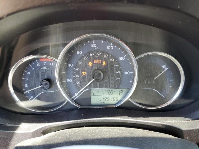 5YFBURHE6GP524982 - 2016 TOYOTA COROLLA L RED photo 9