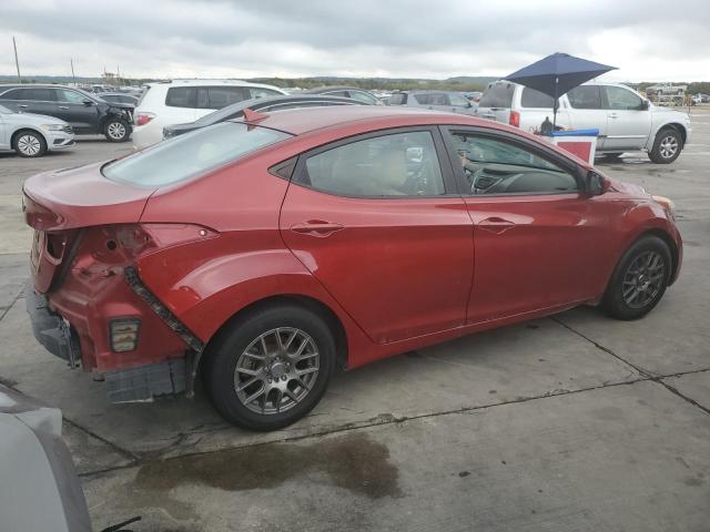 KMHDH4AE2BU124838 - 2011 HYUNDAI ACCENT BAS GLS BURGUNDY photo 3