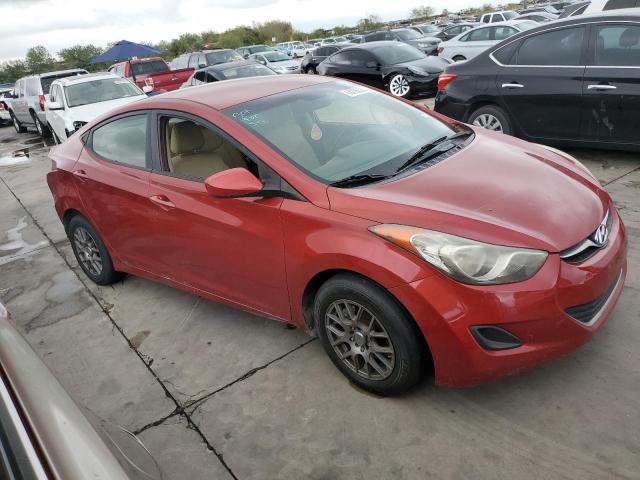 KMHDH4AE2BU124838 - 2011 HYUNDAI ACCENT BAS GLS BURGUNDY photo 4