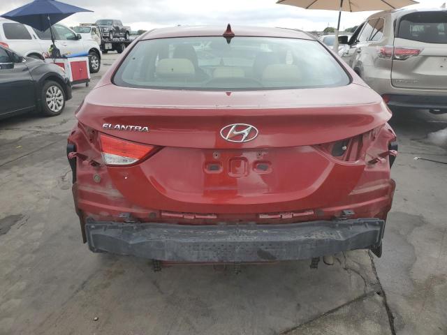 KMHDH4AE2BU124838 - 2011 HYUNDAI ACCENT BAS GLS BURGUNDY photo 6