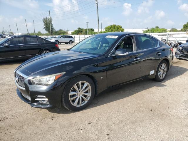 JN1BV7AP0EM692133 - 2014 INFINITI Q50 BASE BLACK photo 1