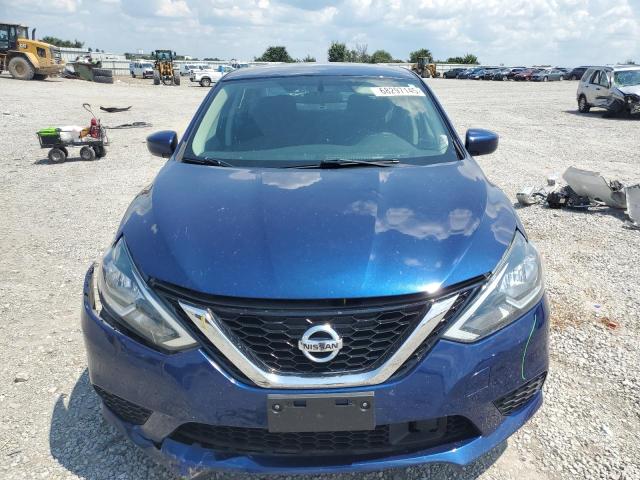 3N1AB7AP3KY396388 - 2019 NISSAN SENTRA S BLUE photo 5