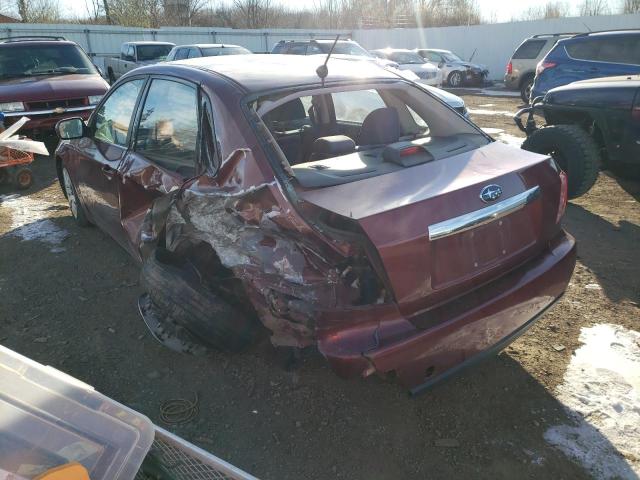 JF1GE6A65BH516449 - 2011 SUBARU IMPREZA 2.5I RED photo 2