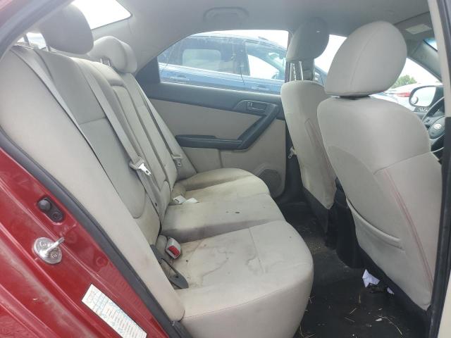 KNAFU4A23C5501572 - 2012 KIA FORTE EX RED photo 10