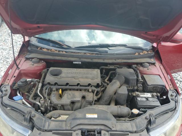 KNAFU4A23C5501572 - 2012 KIA FORTE EX RED photo 11