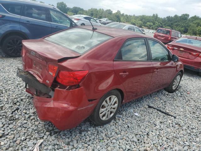 KNAFU4A23C5501572 - 2012 KIA FORTE EX RED photo 3