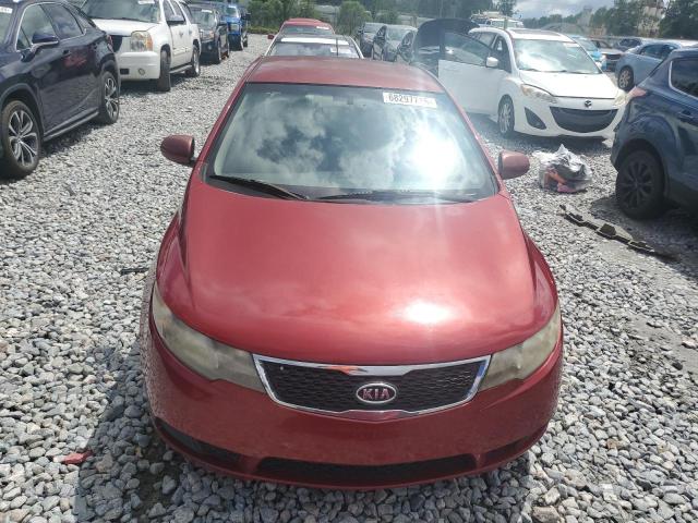 KNAFU4A23C5501572 - 2012 KIA FORTE EX RED photo 5