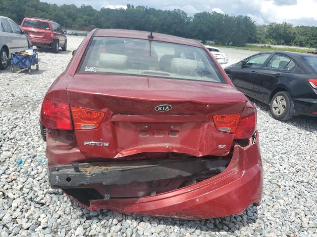KNAFU4A23C5501572 - 2012 KIA FORTE EX RED photo 6