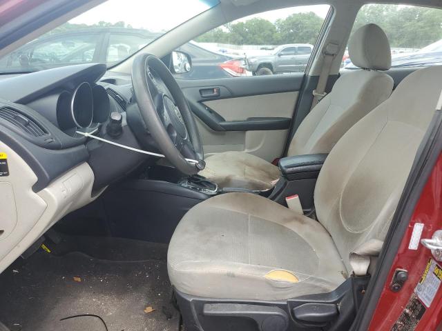 KNAFU4A23C5501572 - 2012 KIA FORTE EX RED photo 7