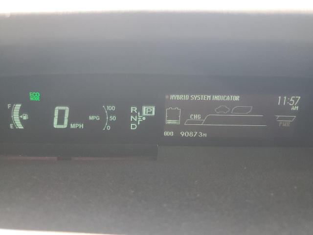 JTDKN3DU2F1890867 - 2015 TOYOTA PRIUS GRAY photo 9