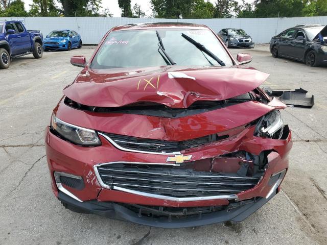 1G1ZE5ST8HF264596 - 2017 CHEVROLET MALIBU LT MAROON photo 5