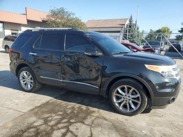 1FM5K8D82EGC56861 - 2014 FORD EXPLORER XLT BLACK photo 4