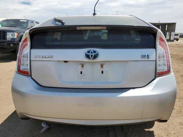 JTDKN3DU5F1892595 - 2015 TOYOTA PRIUS SILVER photo 6